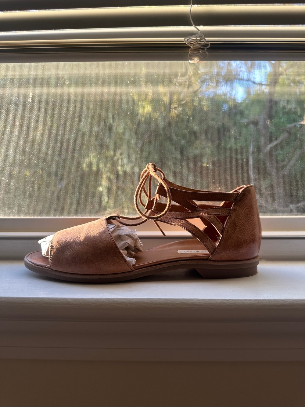 Paul Green leather sandals- size 8. Beautiful brown leather sandals.